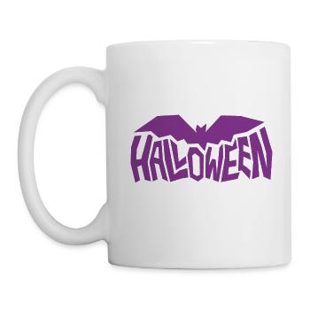 Halloween-Peitsche - Tasse - Weiß - Links