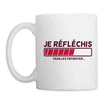 I'm thinking - please wait - Mug - white - Left