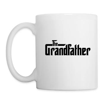 World es Greatest Grandpa T-Shirt - The Grandfather - Tasse - Weiß - Links