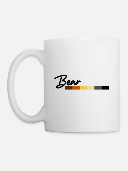 Bear Bärenflagge - Tasse - Weiß