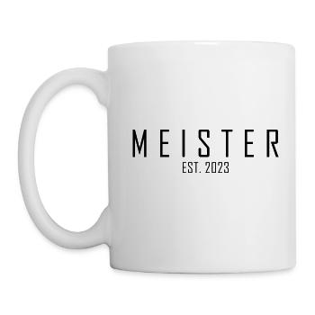 Meister EST. 2023 - Tasse - Weiß - Links