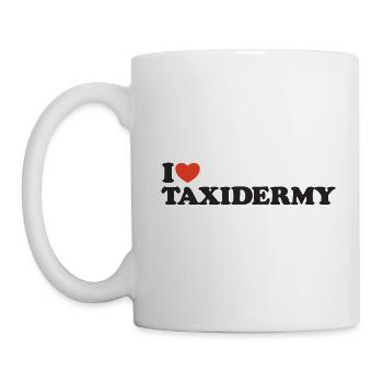 J’adore Taxidermy Heart Shirt - Mug blanc - blanc - Gauche