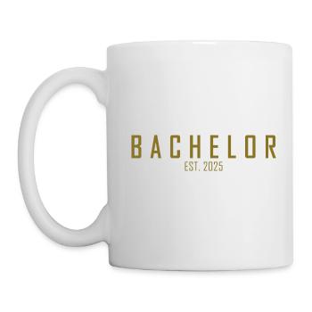 Bachelor est. 2025 - Tasse - Weiß - Links