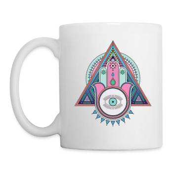 HAUPT VON FATMA T-Shirts - Tasse - Weiß - Links