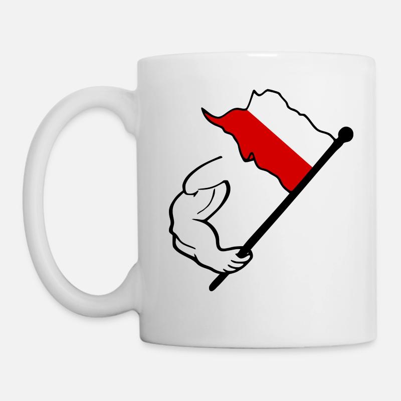 Drapeau polonais - Mug blanc - blanc
