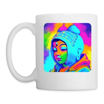 Cute Buddha Head - Mug - white - Left
