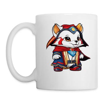 Animal d’anime mignon - Mug blanc - blanc - Gauche
