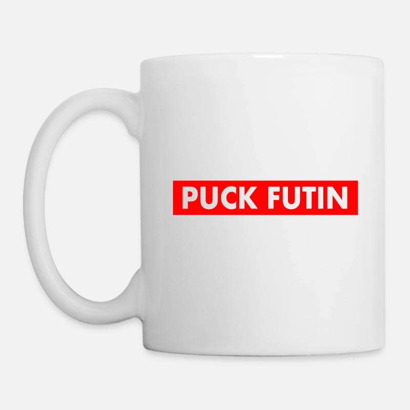 Puck futin - Tasse - Weiß