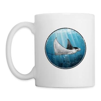 Mantarochen - Tasse - Weiß - Links