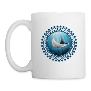 Mantarochen - Tasse - Weiß - Links
