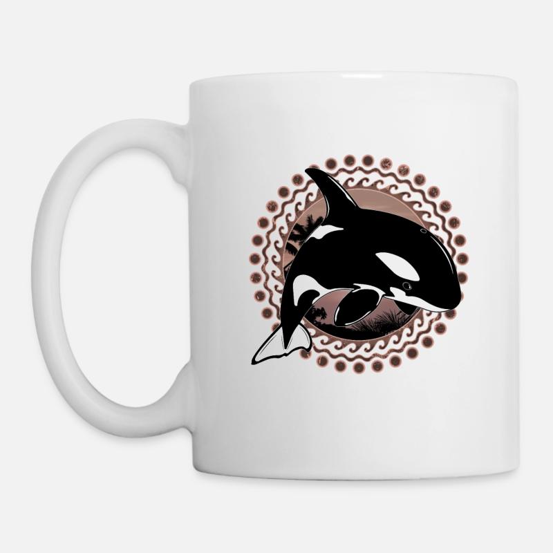 Orca killer whale - Mug - white