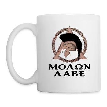 Molon Labe - Mug blanc - blanc - Gauche