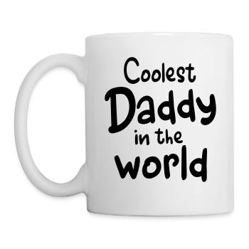 Coolest dad best dad in the world gift cool - Mug - white - Left