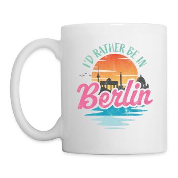 I'd rather be in Berlin - Mug - white - Left