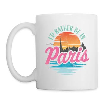 Je préfère être à Paris - Mug blanc - blanc - Gauche