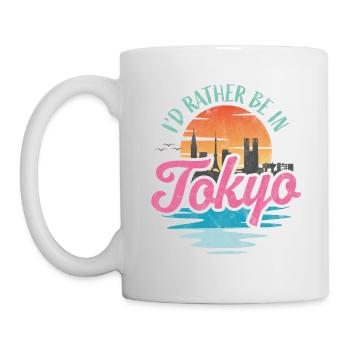 Je préfère être à Tokyo - Mug blanc - blanc - Gauche