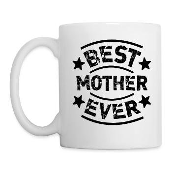 Meilleur cadeau de maman jamais anniversaire Cool Vintage - Mug blanc - blanc - Gauche