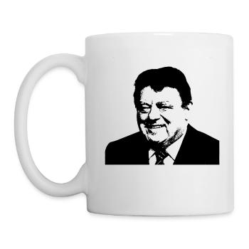 Franz Josef Strauß T-Shirt CSU Bayern Politiker - Tasse - Weiß - Links