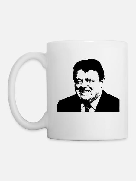 Franz Josef Strauß T-Shirt CSU Bayern Politiker - Tasse - Weiß