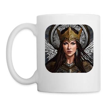 Fière Valkyrie - Mug blanc - blanc - Gauche