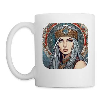 Femme fantastique mystique - Mug blanc - blanc - Gauche