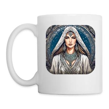Mystical Fantasy Woman - Mug - white - Left