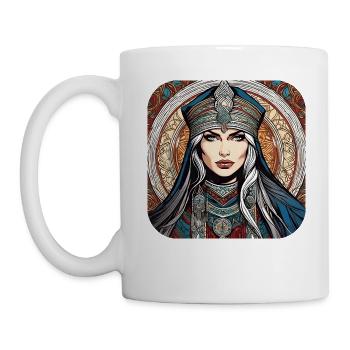 Femme fantastique mystique - Mug blanc - blanc - Gauche