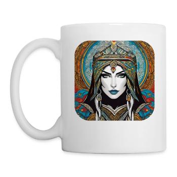 Femme fantastique mystique - Mug blanc - blanc - Gauche
