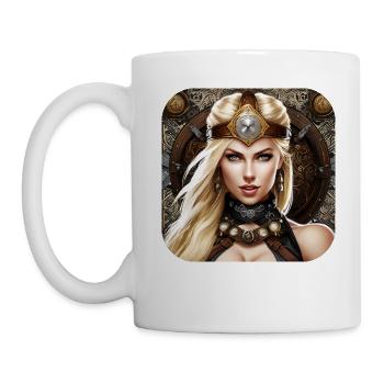 Fière Viking Germanin Shieldmaiden - Mug blanc - blanc - Gauche