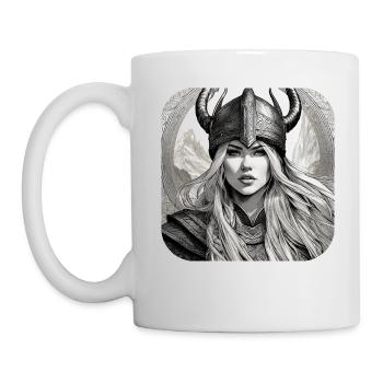 Fière Viking Germanin Shieldmaiden - Mug blanc - blanc - Gauche