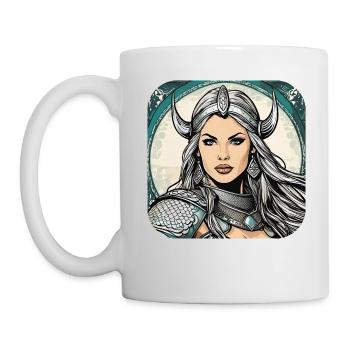 Fière Viking Germanin Shieldmaiden - Mug blanc - blanc - Gauche