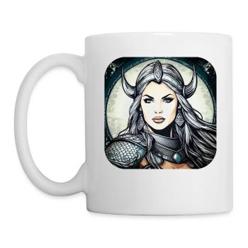 Fière Viking Germanin Shieldmaiden - Mug blanc - blanc - Gauche