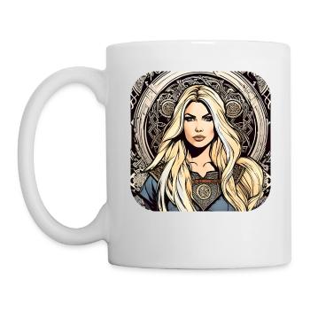 Fière Viking Germanin Shieldmaiden - Mug blanc - blanc - Gauche