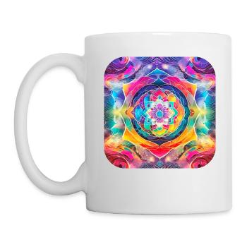 Motif psychédélique I - Mug blanc - blanc - Gauche