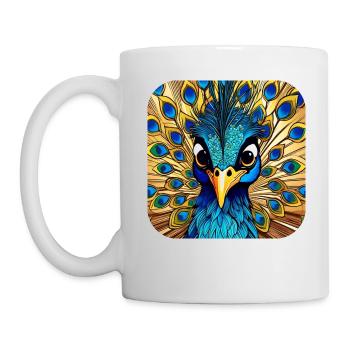 Cute Peacock II - Mug - white - Left