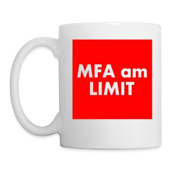 Mfa am limit - Tasse - Weiß - Links