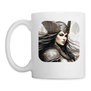 Fière Viking Germanin Shieldmaiden - Mug blanc - blanc - Gauche