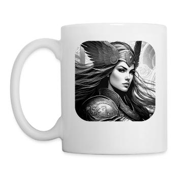 Fière Viking Germanin Shieldmaiden - Mug blanc - blanc - Gauche