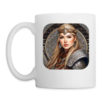 Fière Viking Germanin Shieldmaiden - Mug blanc - blanc - Gauche
