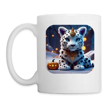 Cute Snow Leopard - Mug - white - Left