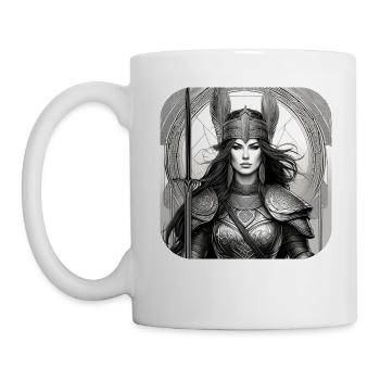 Fière Viking Germanin Shieldmaiden - Mug blanc - blanc - Gauche
