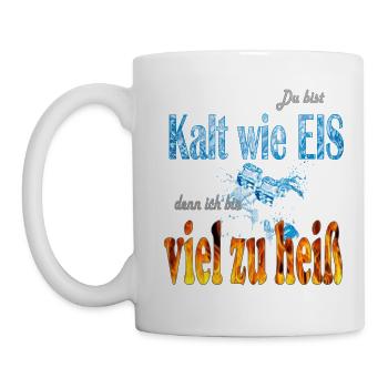 KALT WIE EIS - Tasse - Weiß - Links