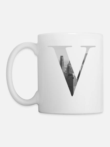 Lettre V de New York - Mug blanc - blanc