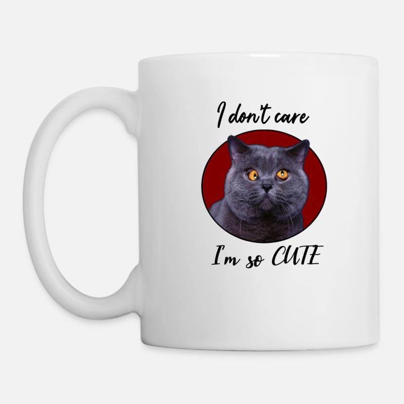 I don't care i'm so cute - Mug blanc - blanc