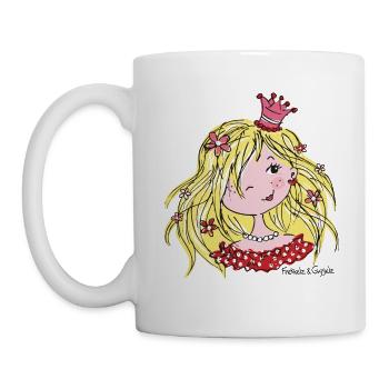 Prinzessin Perlagonia - Tasse - Weiß - Links