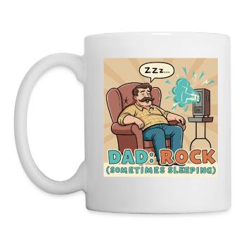Dad: Rock - Mug - white - Left