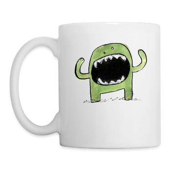Petit monstre - Mug blanc - blanc - Gauche