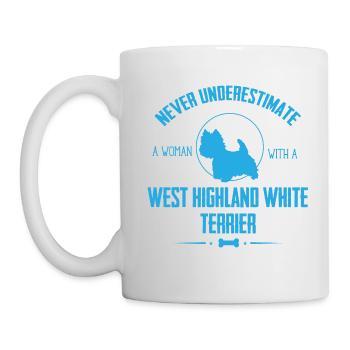 Westie Shirt NU - Mug - white - Left