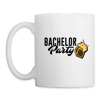 Bachelor party team - Mug - white - Left