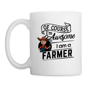 Farmer & Farmer - Incroyable - Mug blanc - blanc - Gauche
